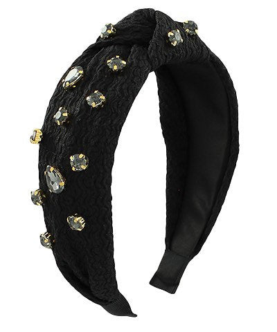 Back headband with jewels