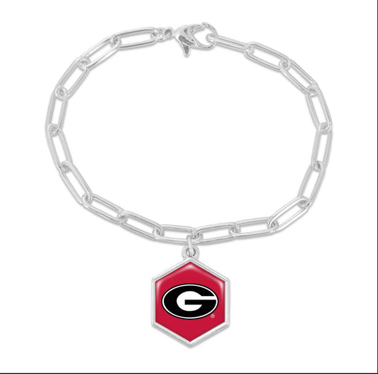 Silver chain georgia bracelet