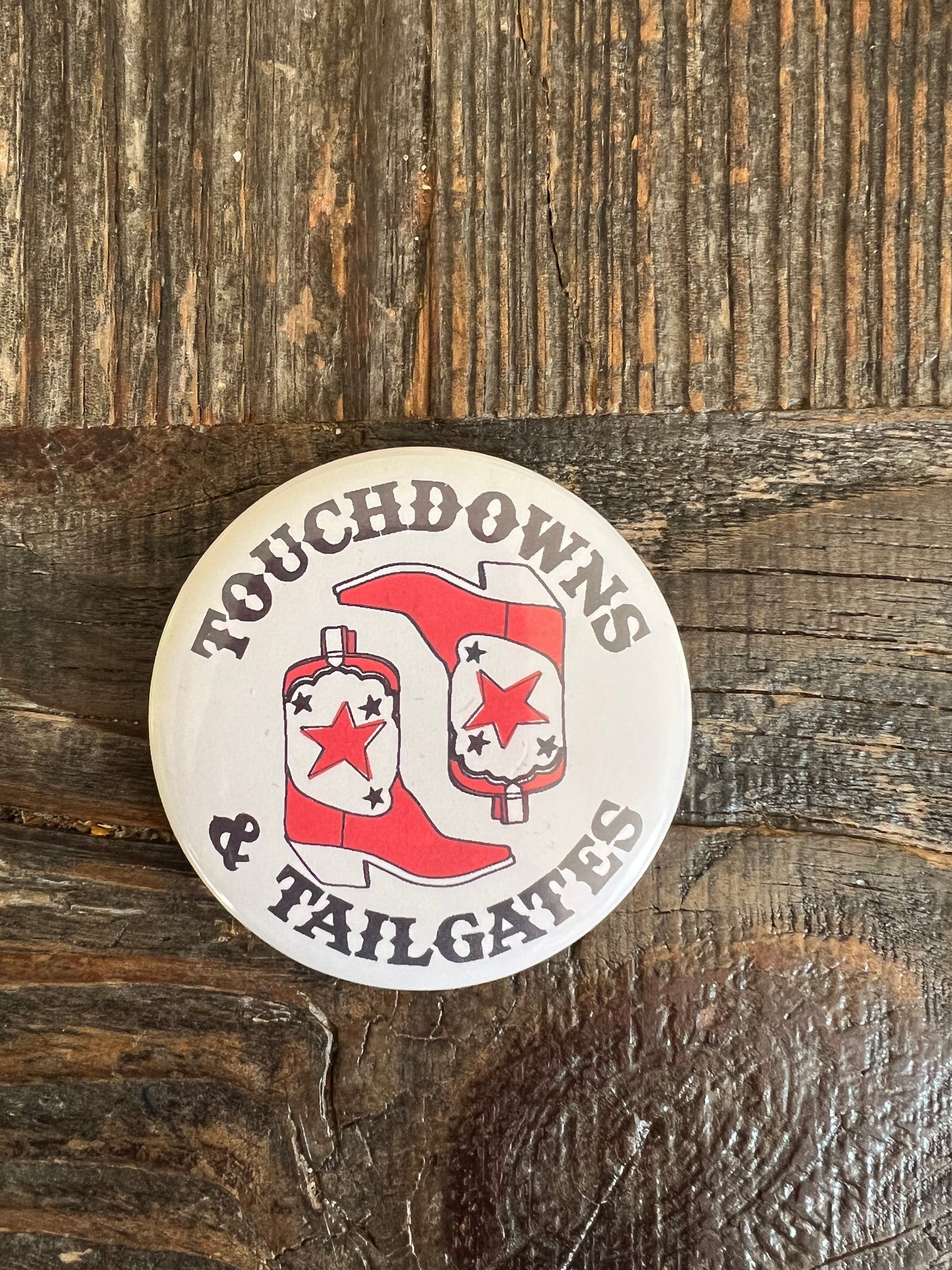 Touchdown and tailgates button